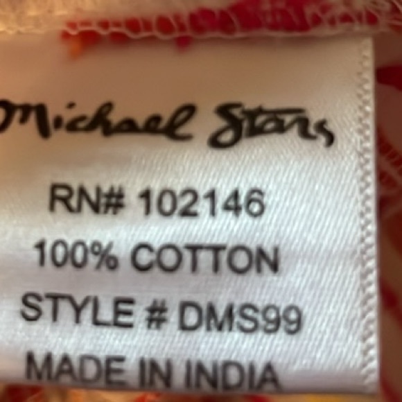 Michael Stars Johanna Striped Top in Magenta Multicolor, Size Medium - Picture 14 of 15